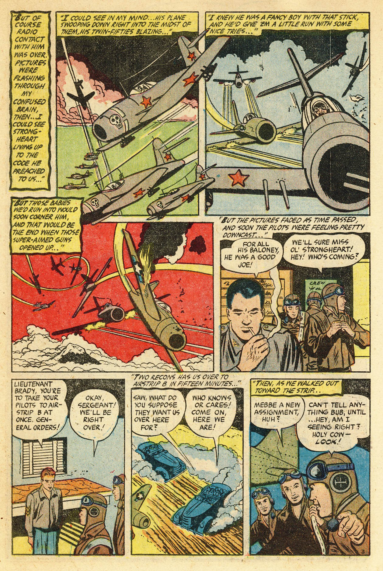 Read online War Birds (1952) comic -  Issue #2 - 22