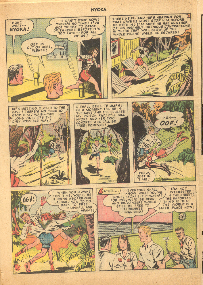 Read online Nyoka the Jungle Girl (1945) comic -  Issue #41 - 50
