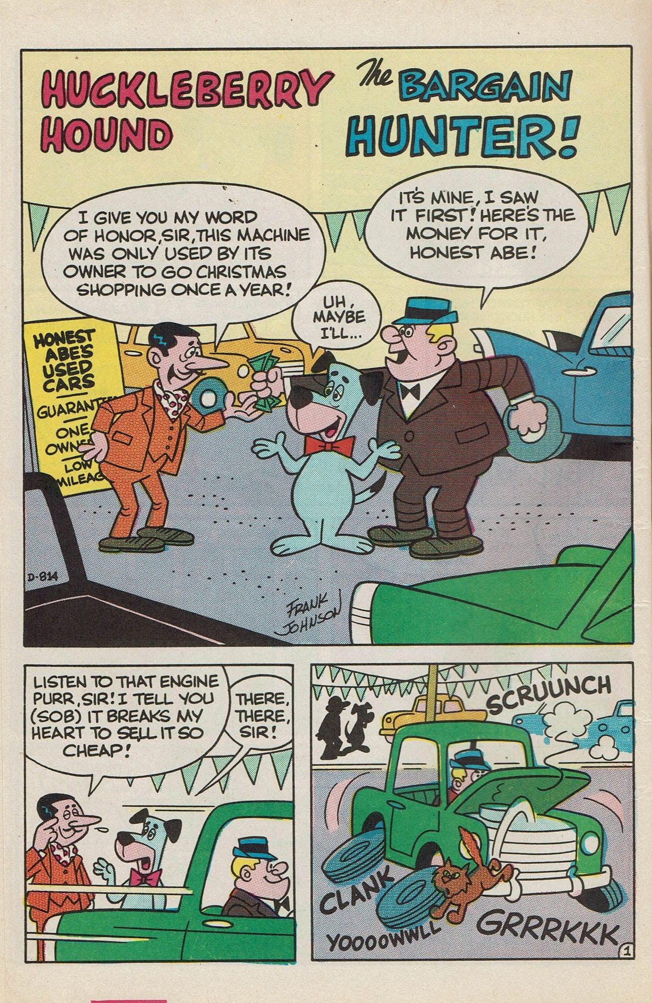 Read online Huckleberry Hound / Quick Draw McGraw Giant Size Flip Book comic -  Issue # Full - 55