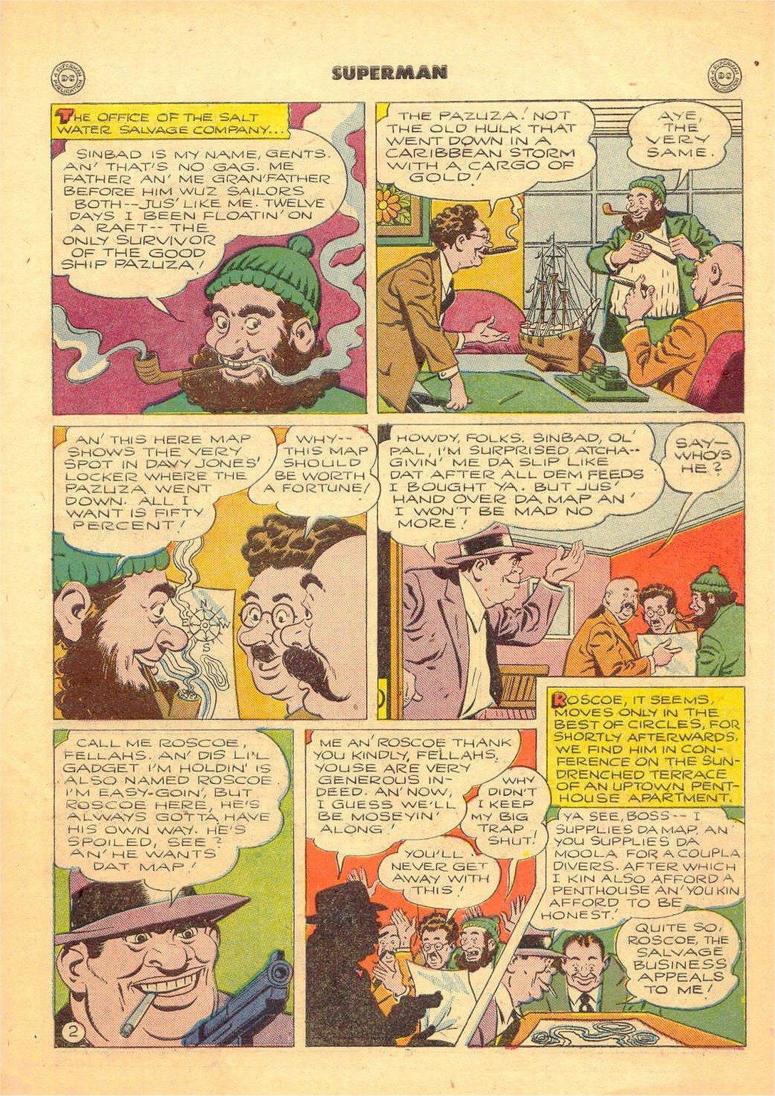 Read online Superman (1939) comic -  Issue #37 - 38