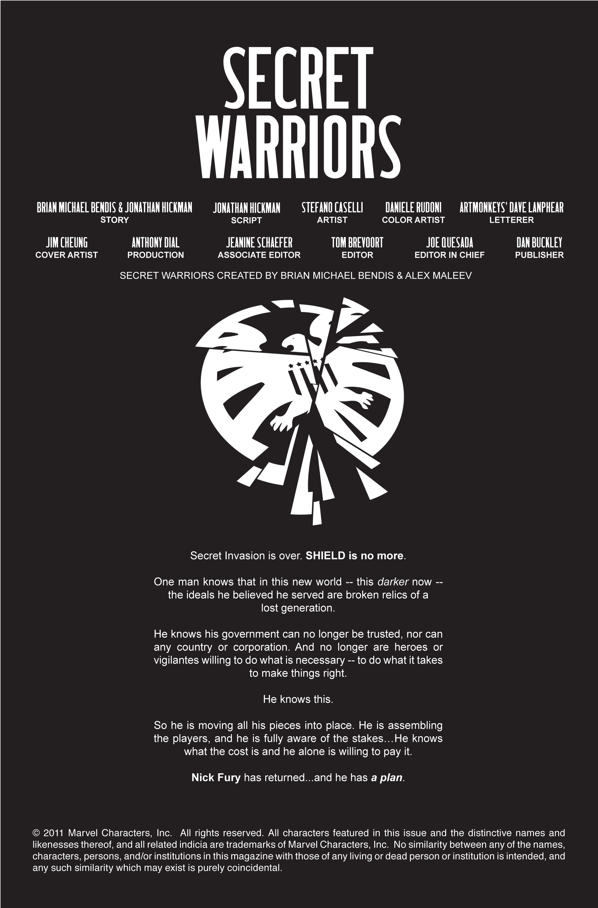 Read online Secret Warriors comic -  Issue #1 - 3