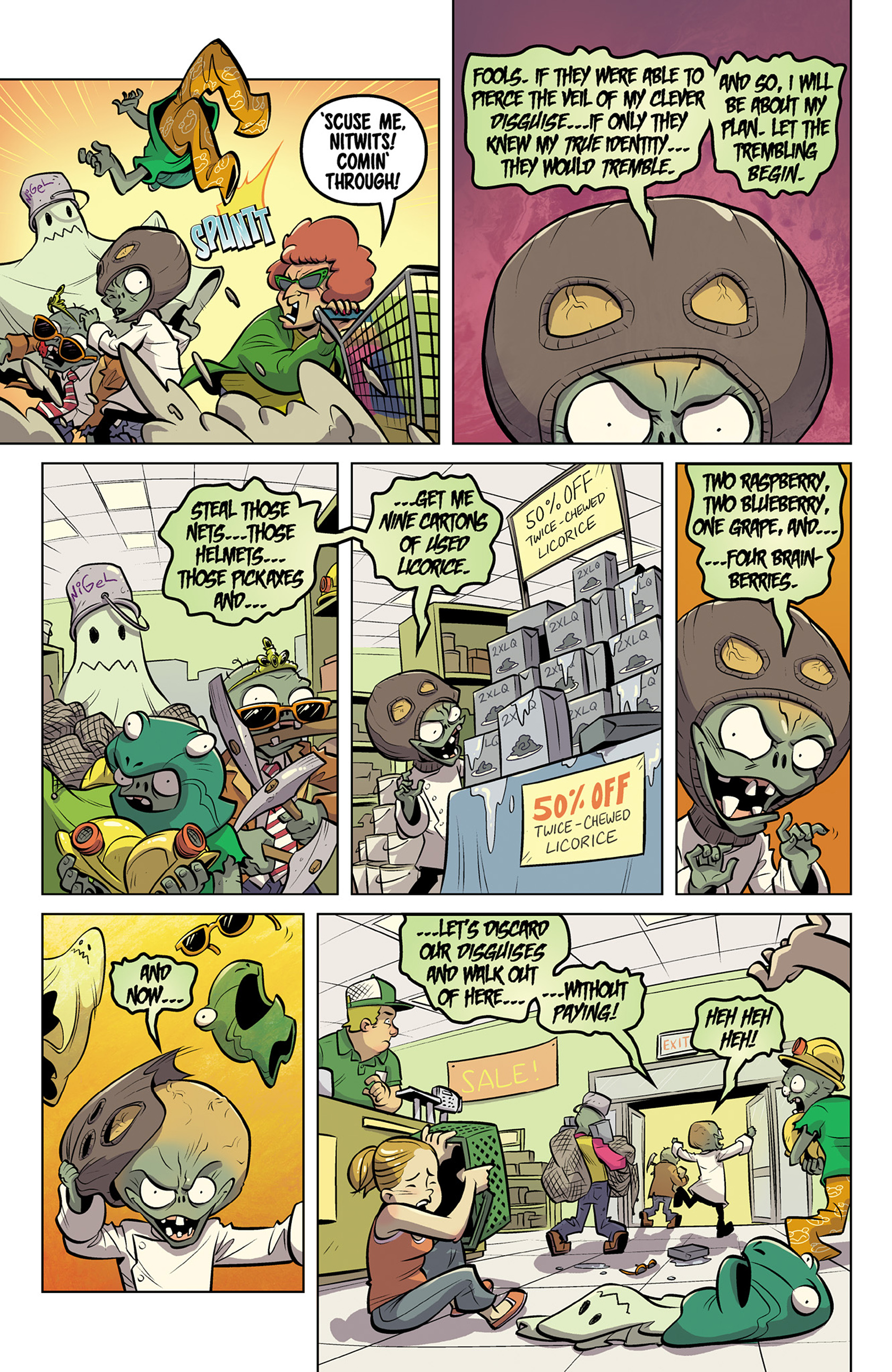 Read online Plants vs. Zombies: Bully For You comic -  Issue #1 - 14