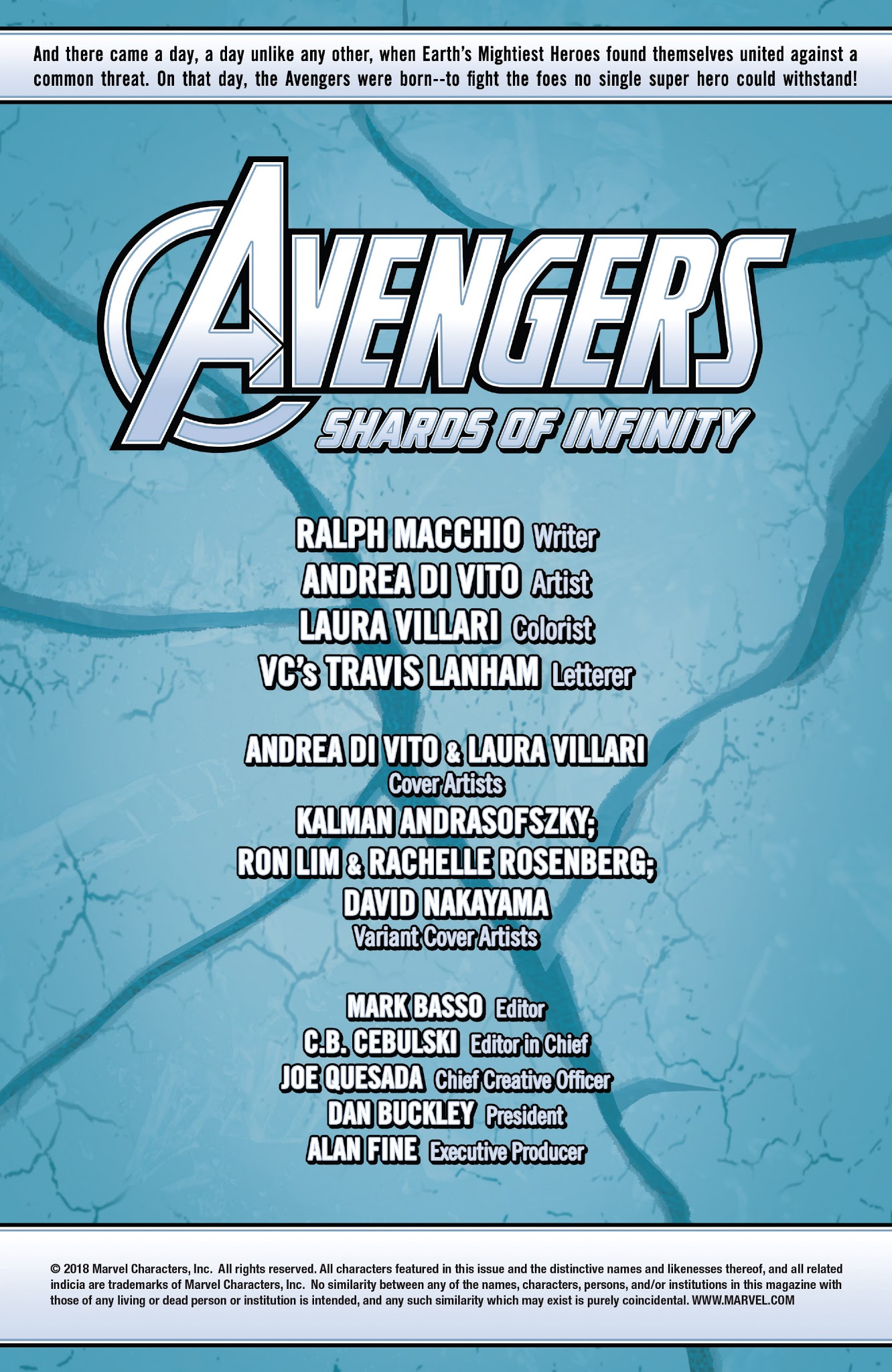 Read online Avengers: Shards of Infinity comic -  Issue #1 - 2