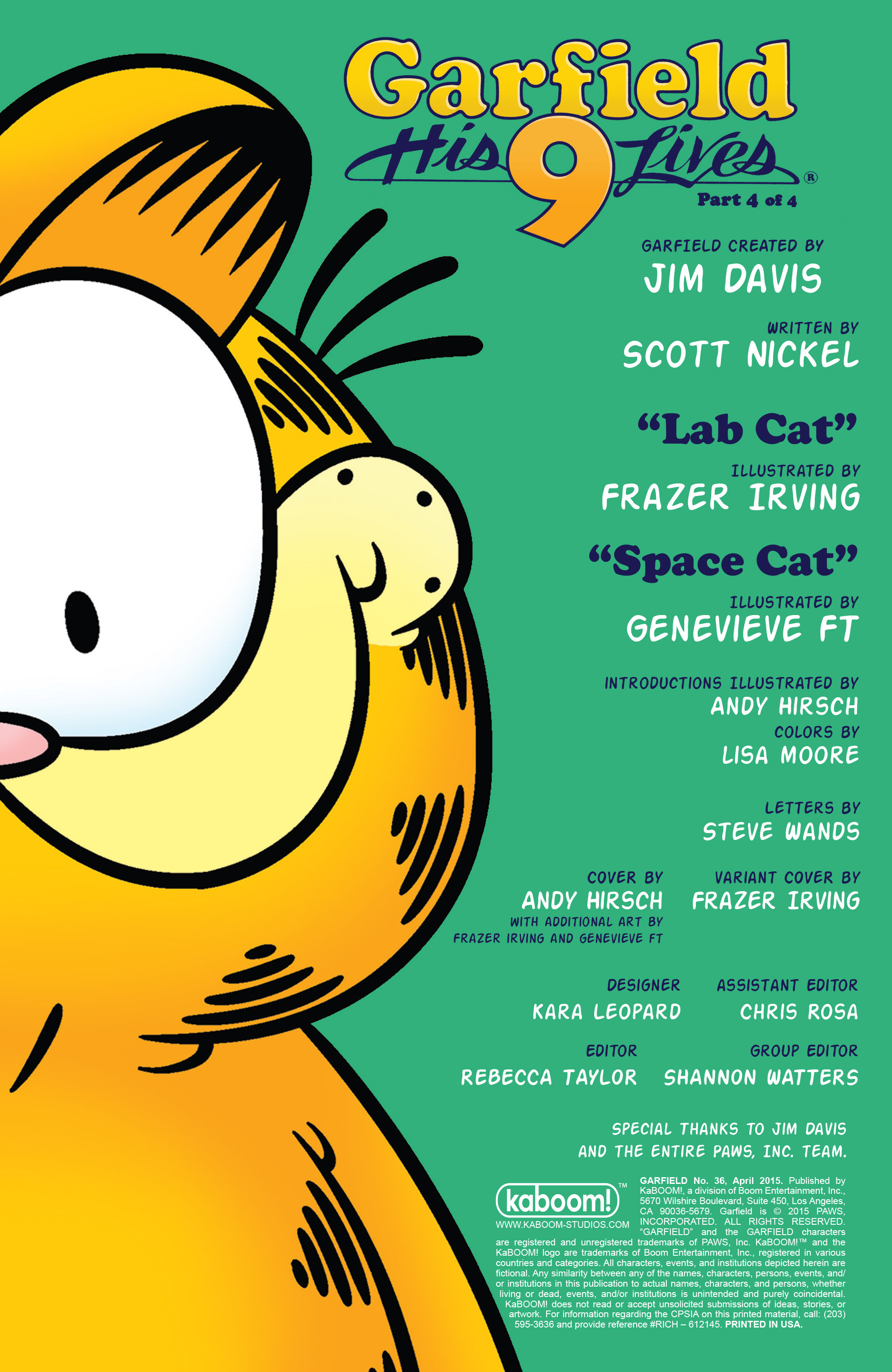 Read online Garfield comic -  Issue #36 - 2