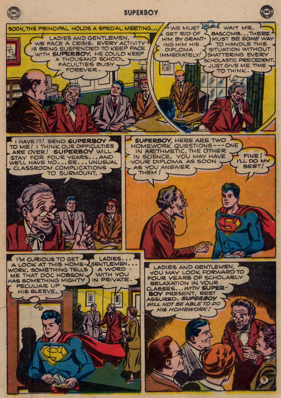 Read online Superboy (1949) comic -  Issue #14 - 25