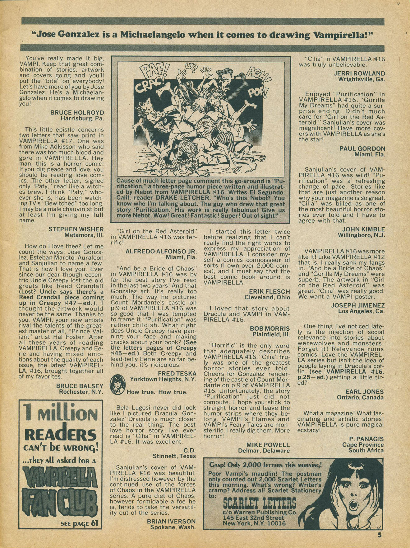 Read online Vampirella (1969) comic -  Issue #18 - 5