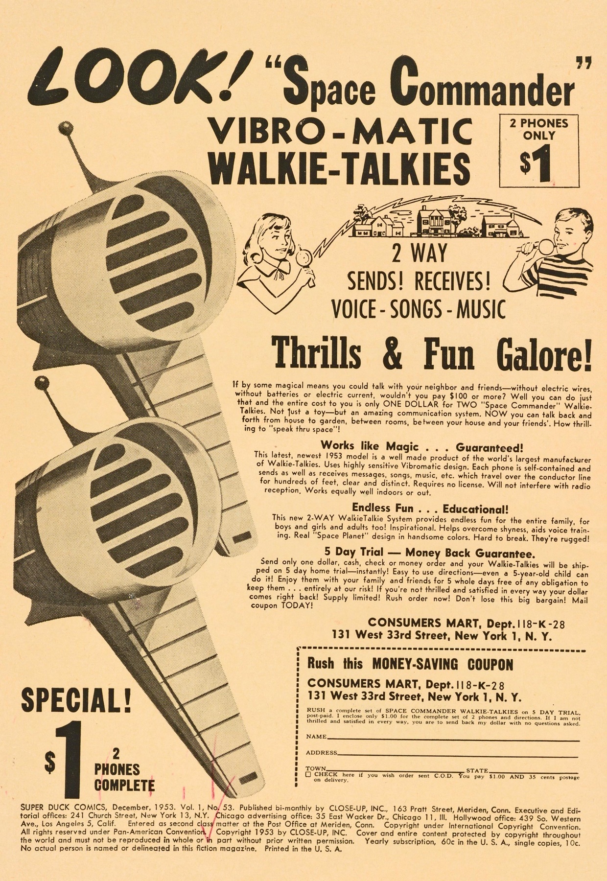 Read online Super Duck Comics comic -  Issue #53 - 2