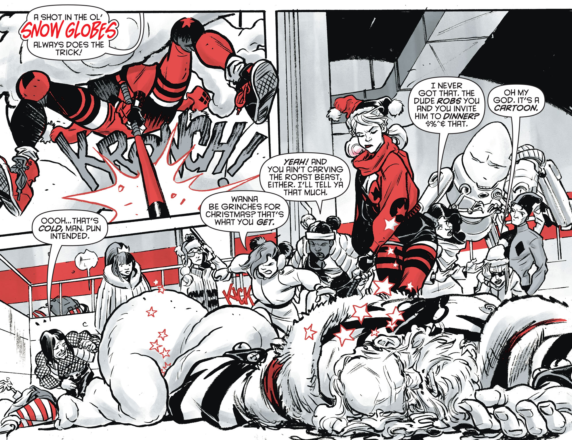 Read online Harley Quinn Black   White   Red comic -  Issue #16 - 11