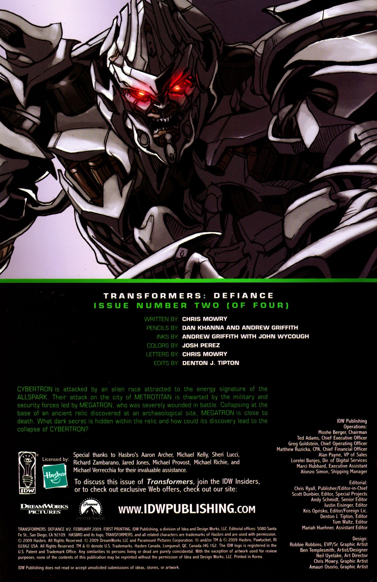 Read online Transformers: Defiance comic -  Issue #2 - 3