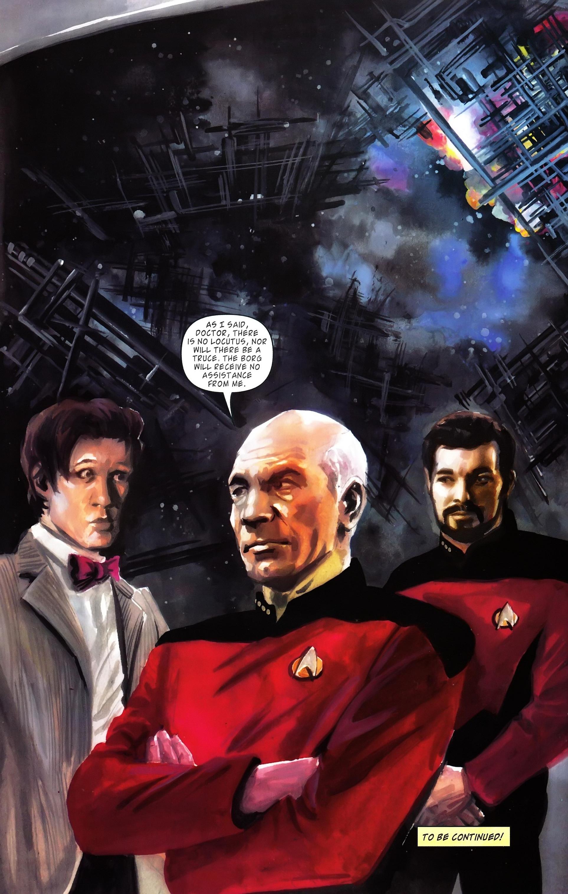 Read online Star Trek: The Next Generation/Doctor Who: Assimilation² comic -  Issue #4 - 26