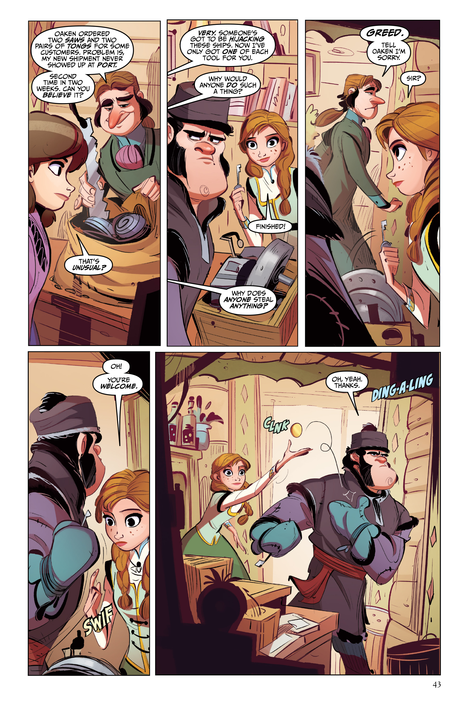 Read online Disney Frozen: Breaking Boundaries comic -  Issue # _TPB - 43