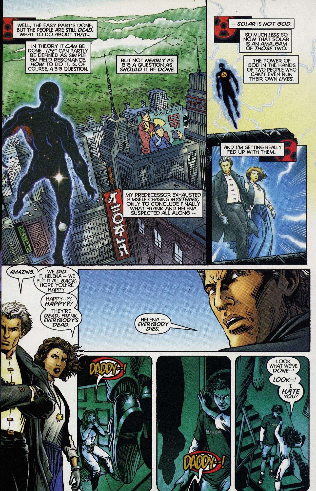 Read online Solar, Man of the Atom: Hell on Earth comic -  Issue #3 - 13