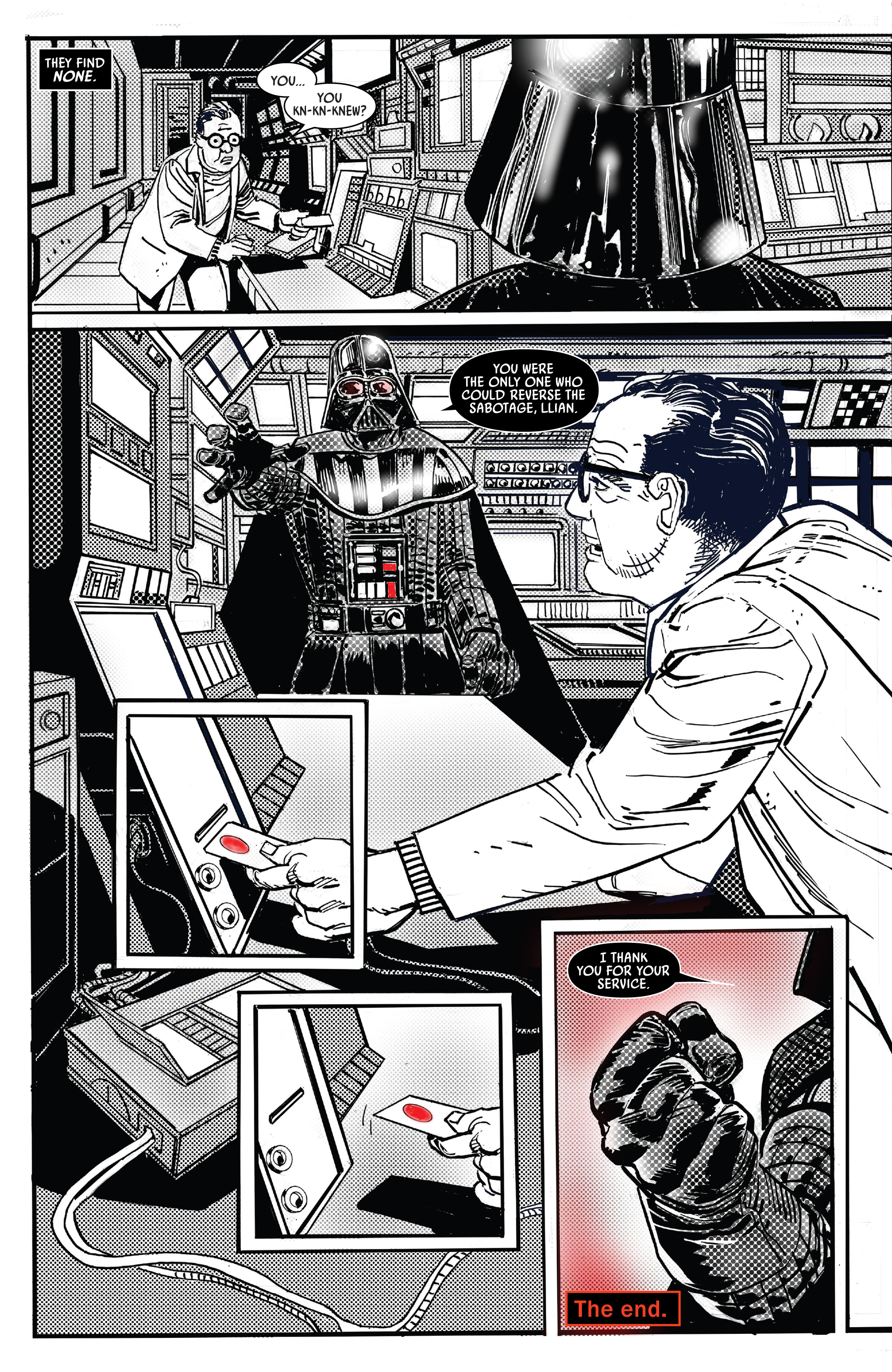 Read online Star Wars: Darth Vader - Black, White & Red comic -  Issue #1 - 32