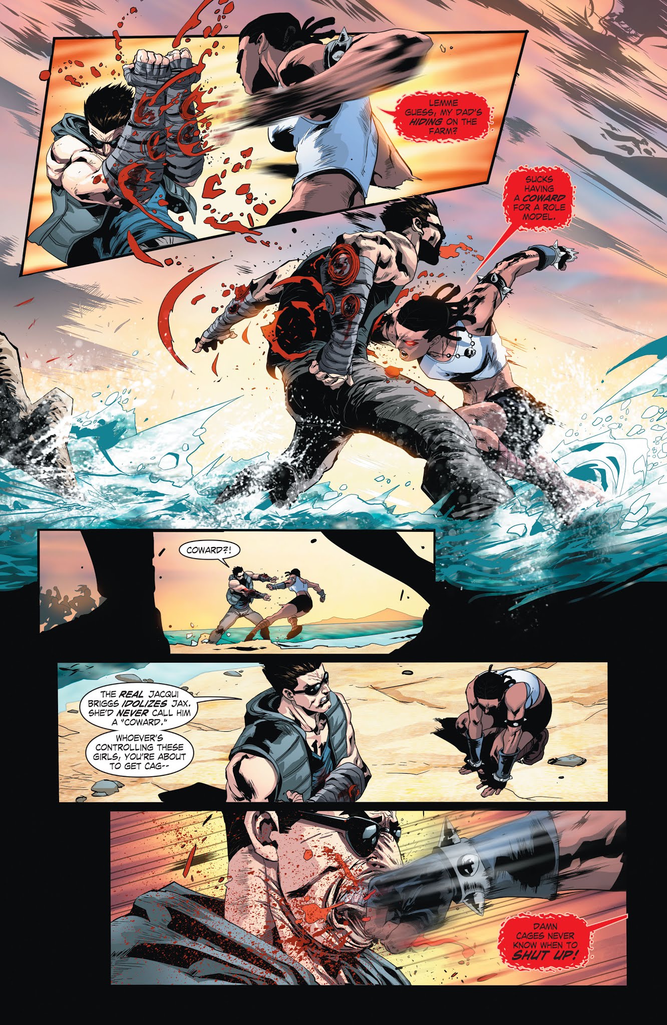 Read online Mortal Kombat X [I] comic -  Issue # _TPB 3 - 8