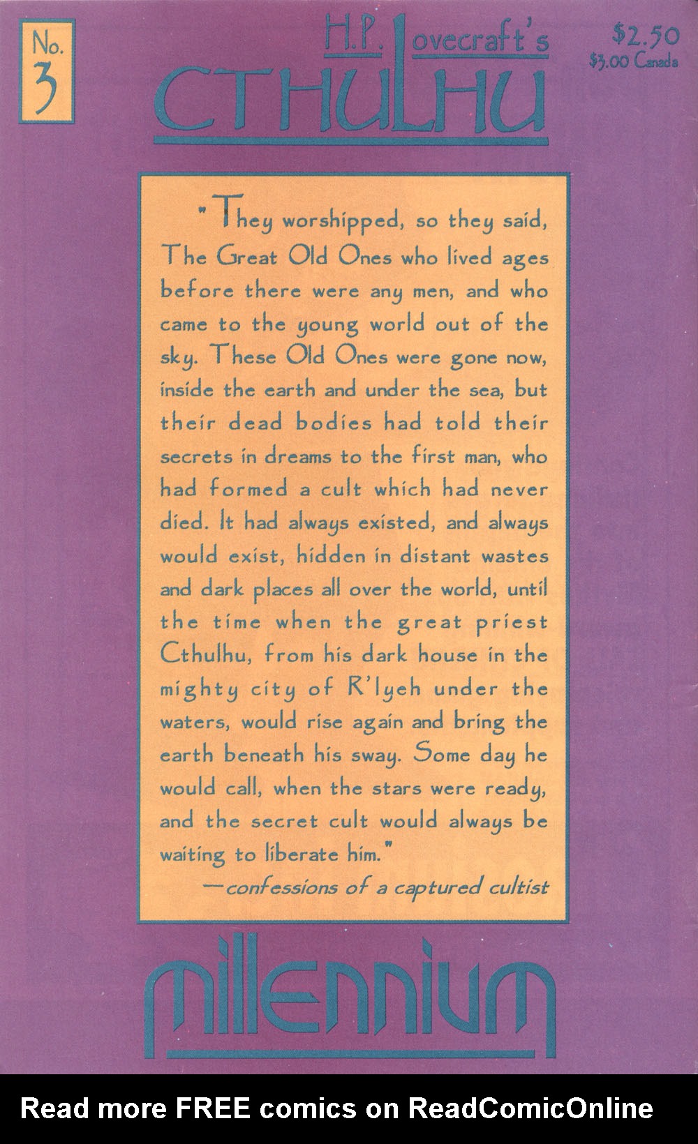 Read online H. P. Lovecraft's Cthulhu comic -  Issue #3 - 36