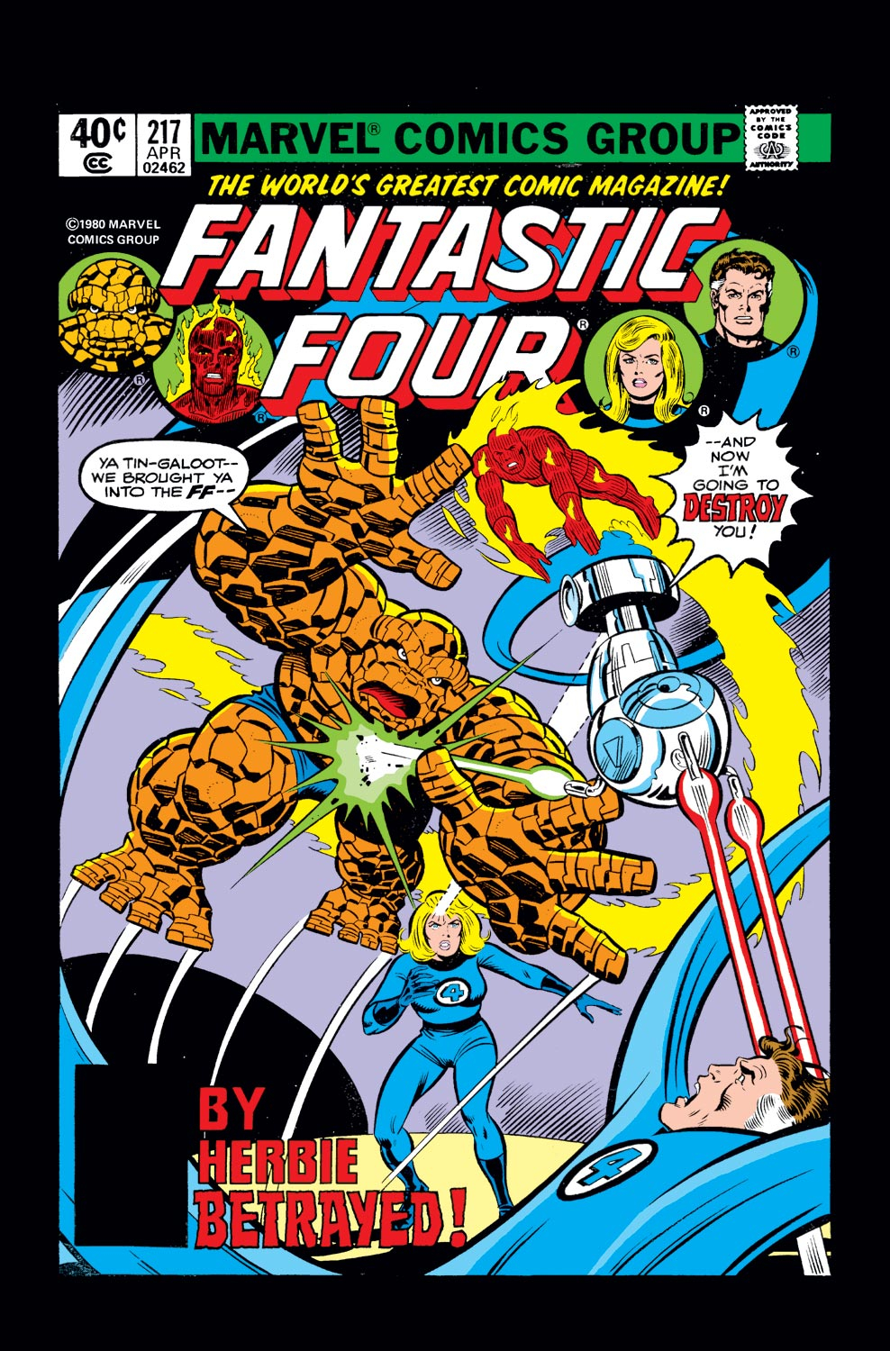 Fantastic Four (1961) issue 217 - Page 1