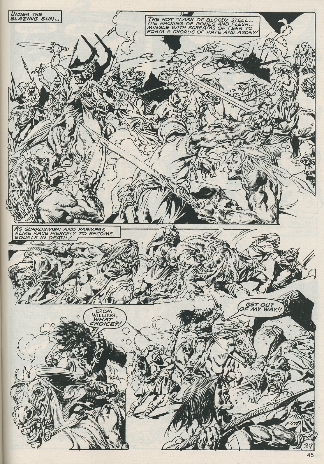 Read online The Savage Sword Of Conan comic -  Issue #121 - 45