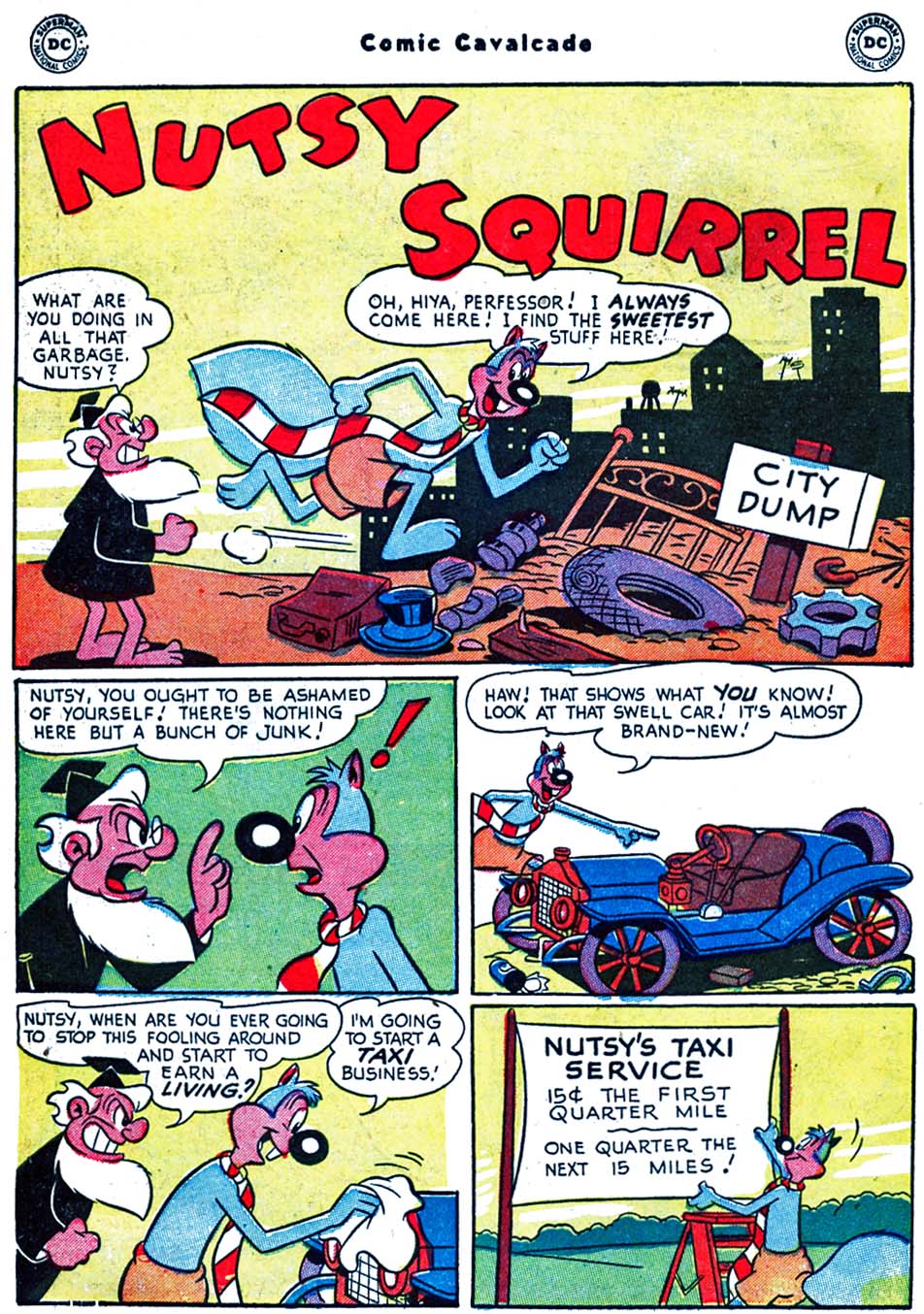 Read online Comic Cavalcade comic -  Issue #63 - 10
