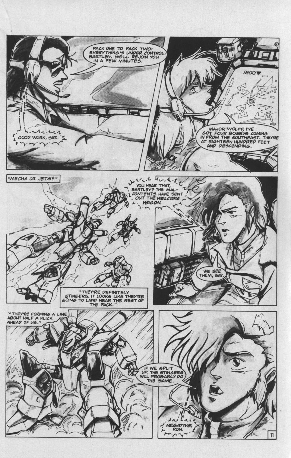 Read online Robotech II: The Sentinels - The Malcontent Uprisings comic -  Issue #11 - 12