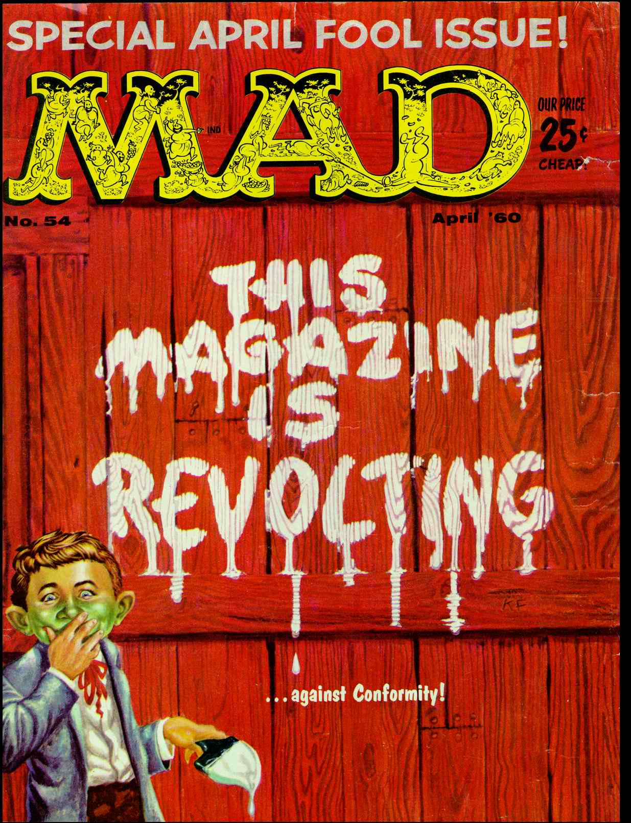 Read online MAD comic -  Issue #54 - 1