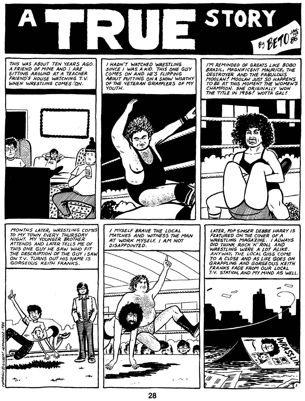 Read online Love and Rockets (1982) comic -  Issue #16 - 30
