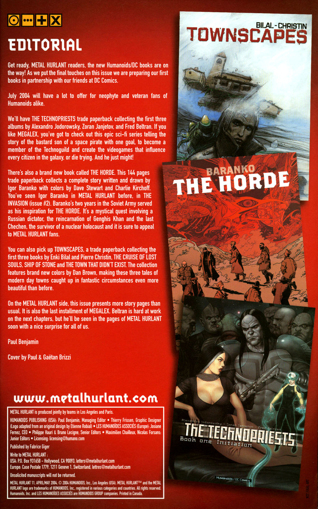 Read online Metal Hurlant comic -  Issue #11 - 2