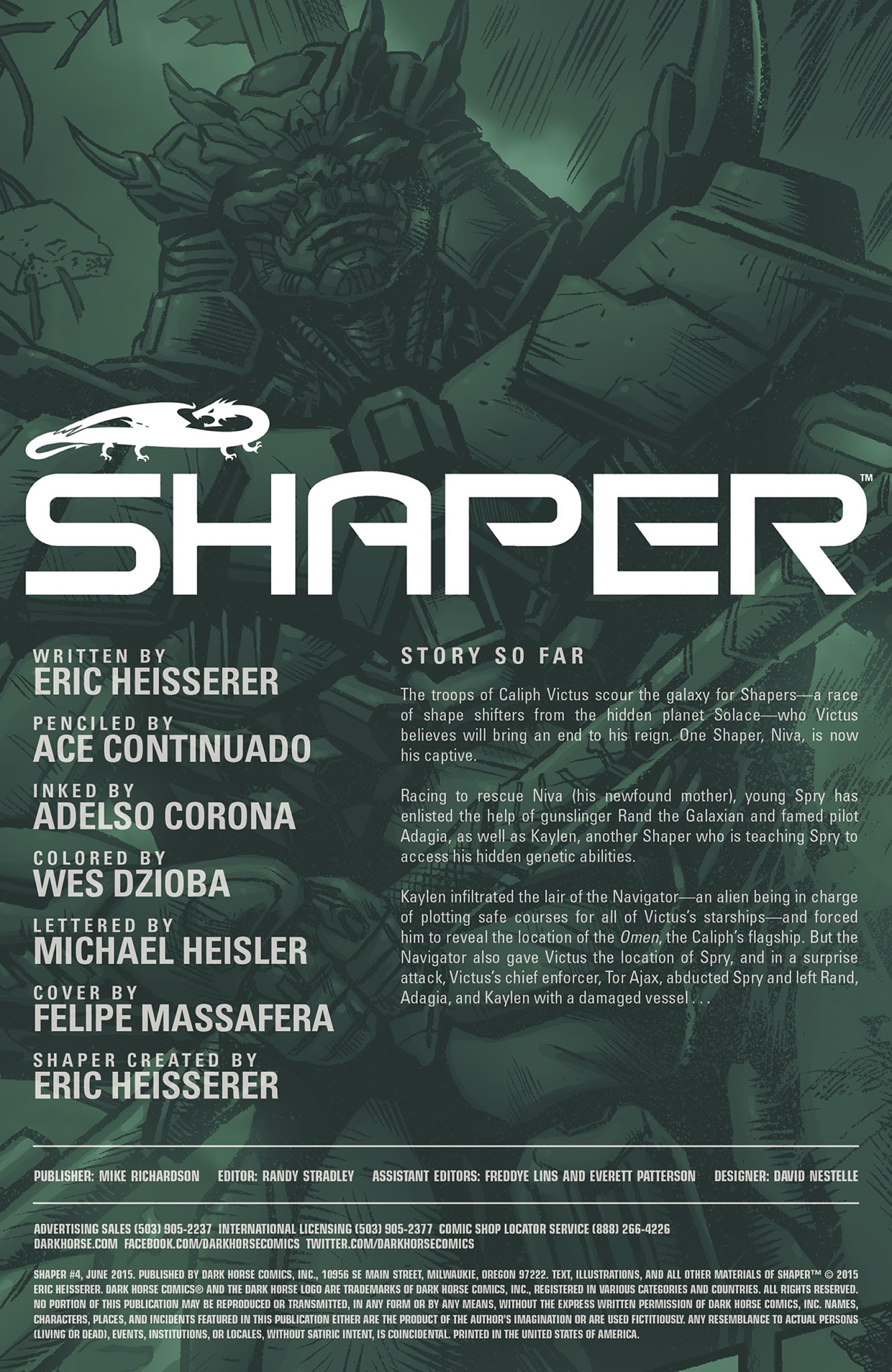 Read online Shaper comic -  Issue #4 - 2