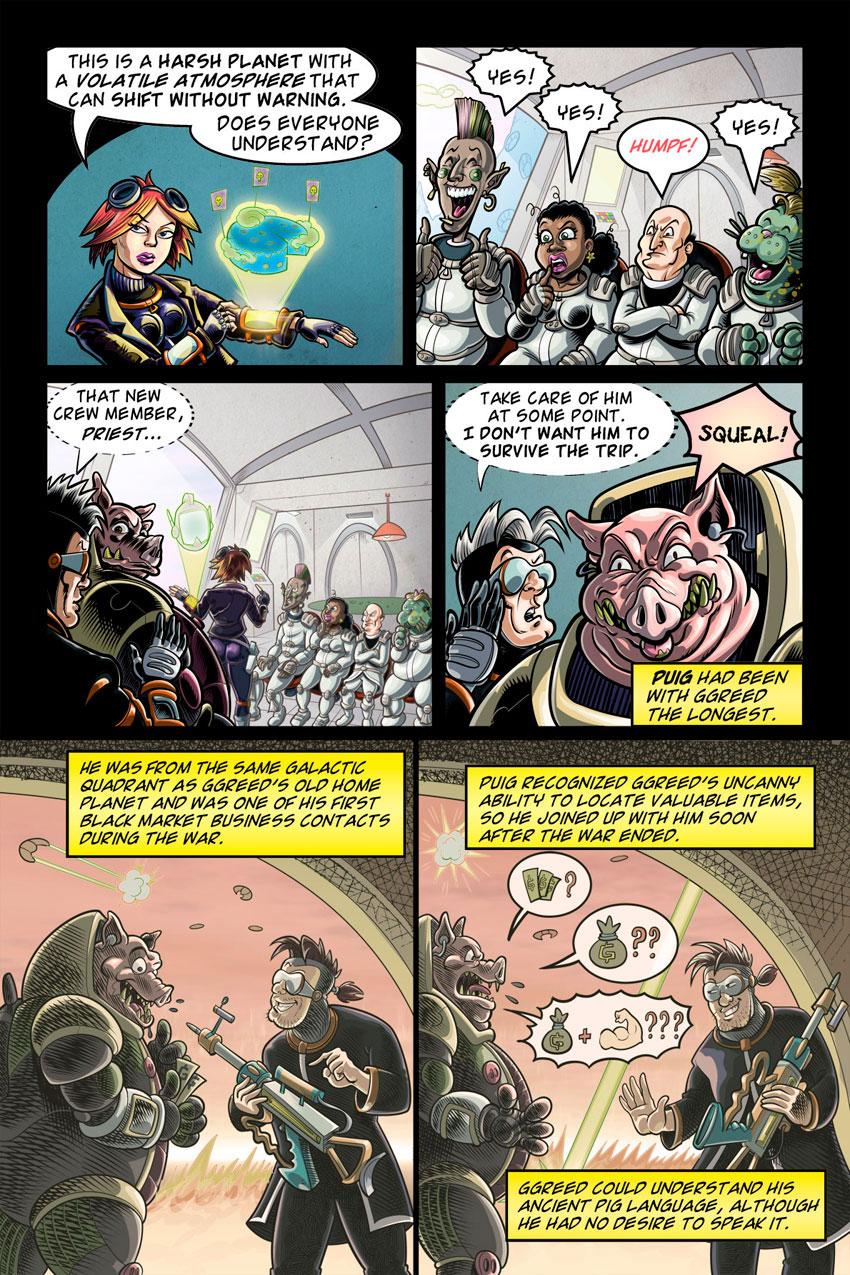 Read online Space Junkies comic -  Issue #1 - 21