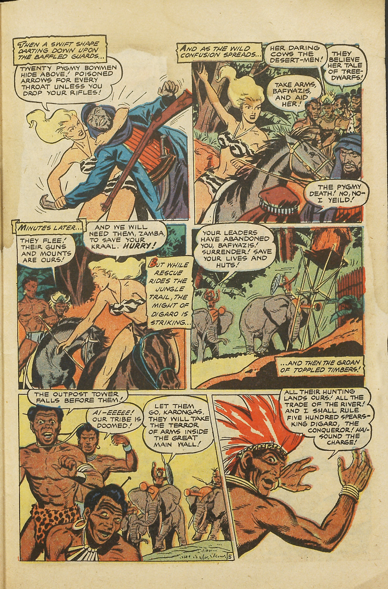 Read online Jungle Comics comic -  Issue #145 - 32