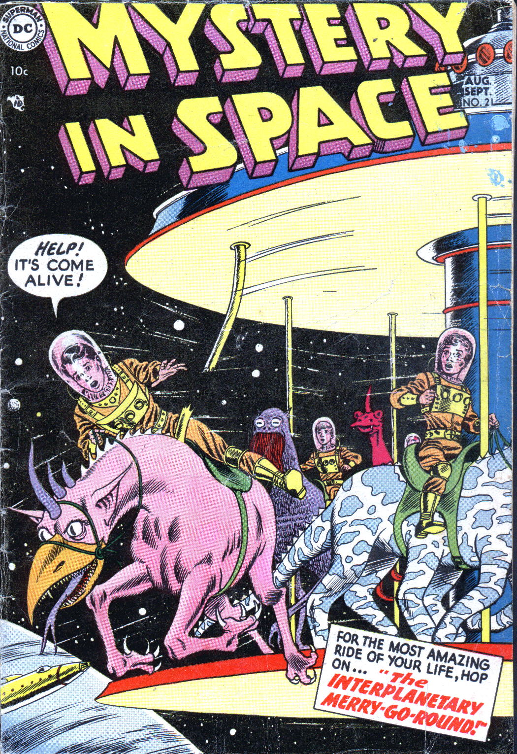 Read online Mystery in Space (1951) comic -  Issue #21 - 1
