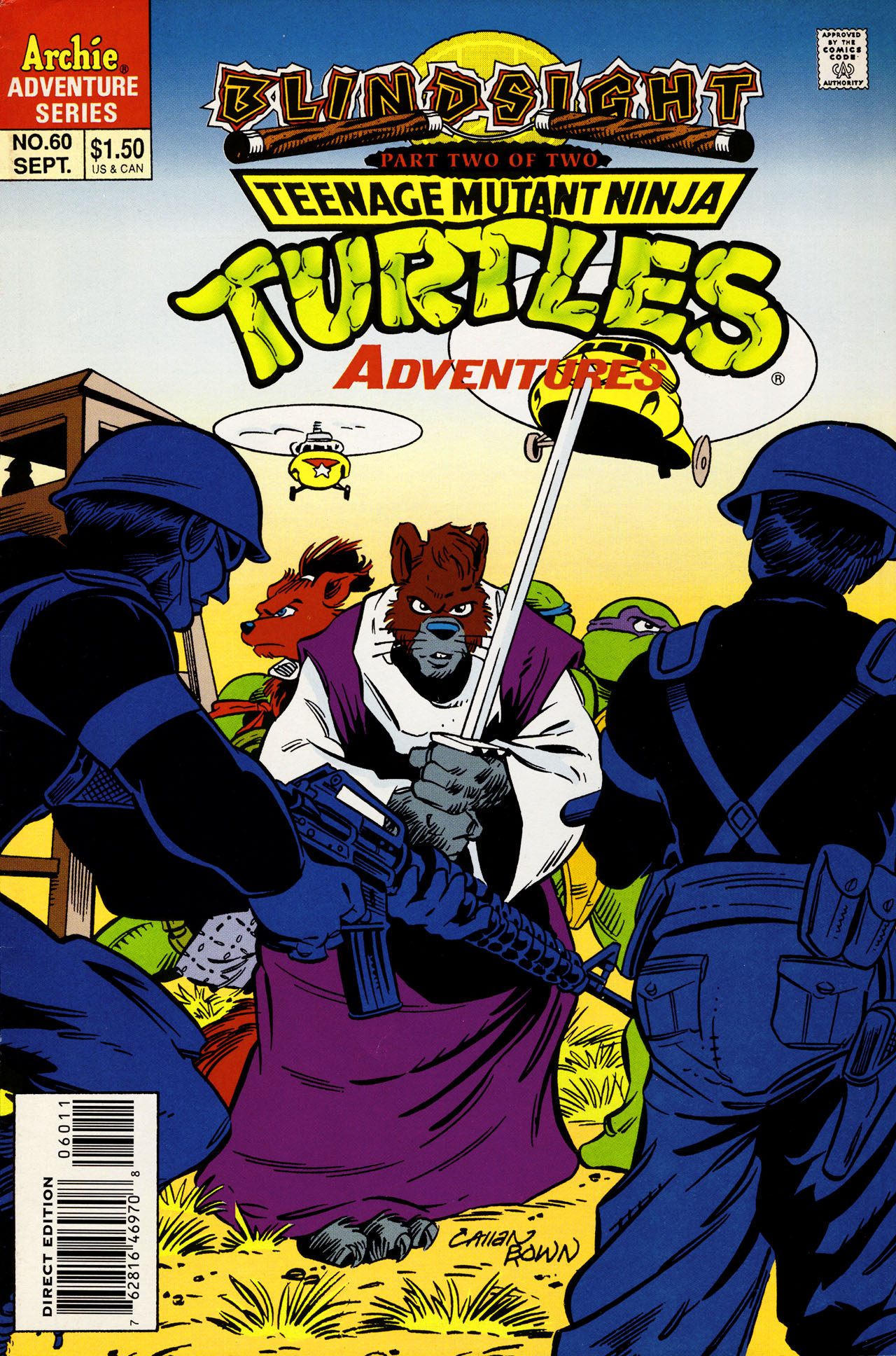 Read online Teenage Mutant Ninja Turtles Adventures (1989) comic -  Issue #60 - 1