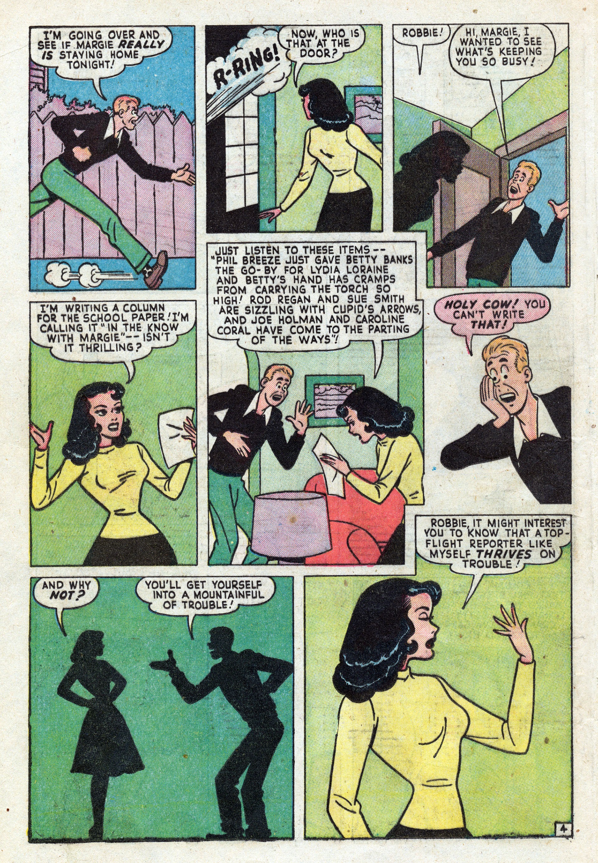 Read online Mitzi's Boy Friend comic -  Issue #7 - 20