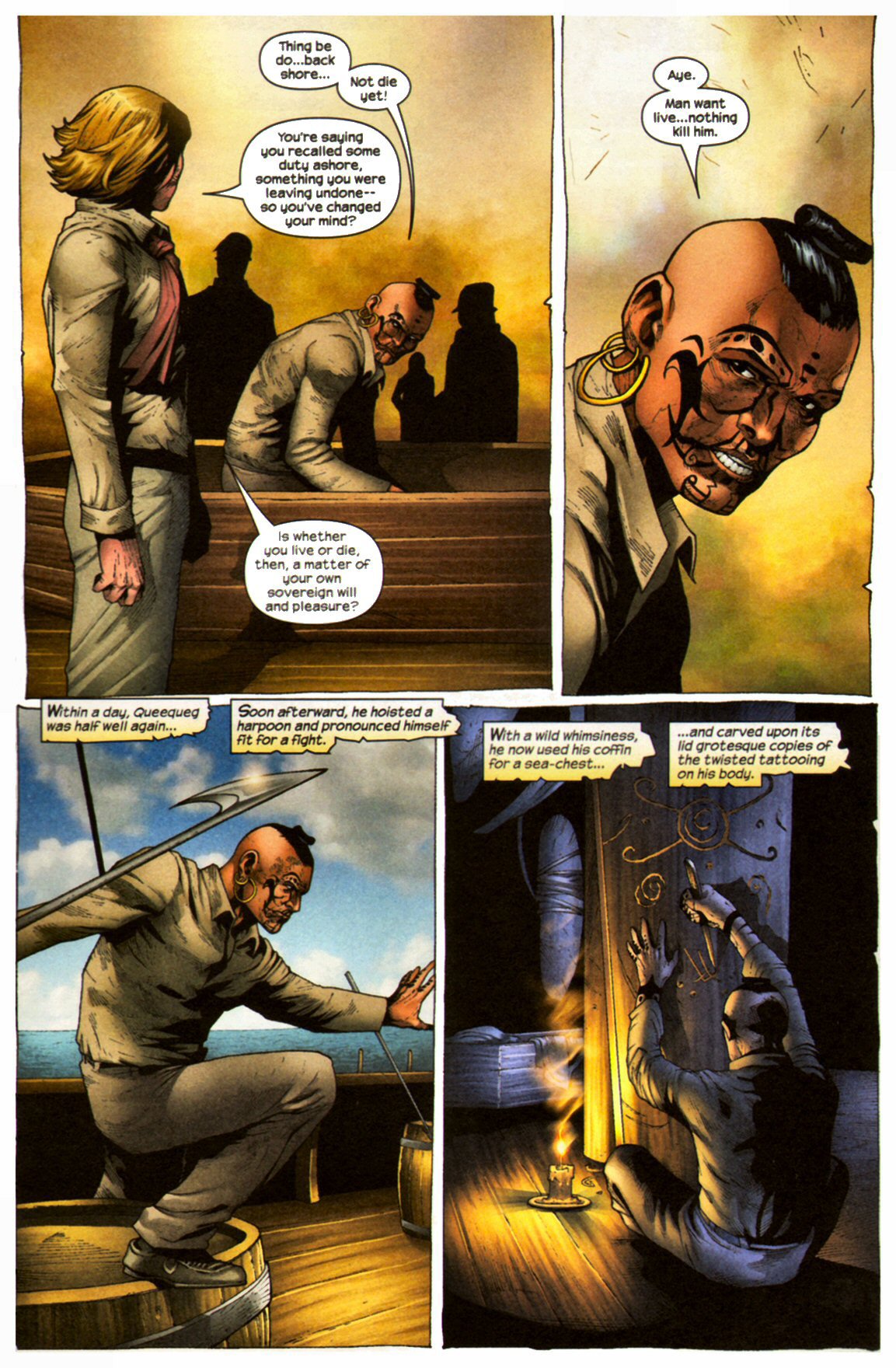 Read online Marvel Illustrated: Moby Dick comic -  Issue # TPB - 81