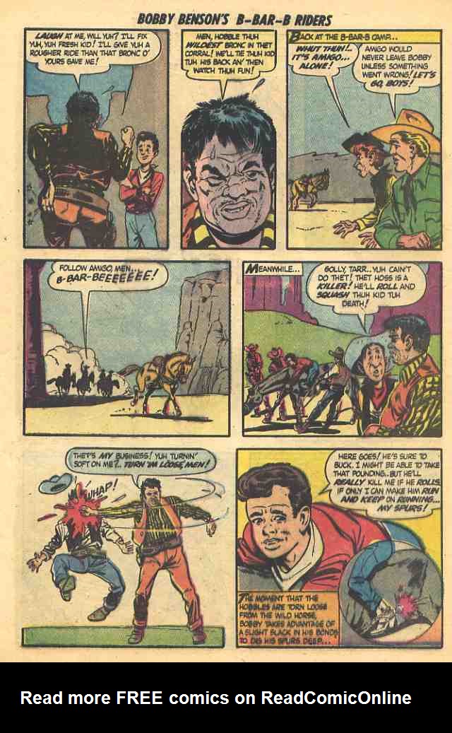 Read online Bobby Benson's B-Bar-B Riders comic -  Issue #5 - 30