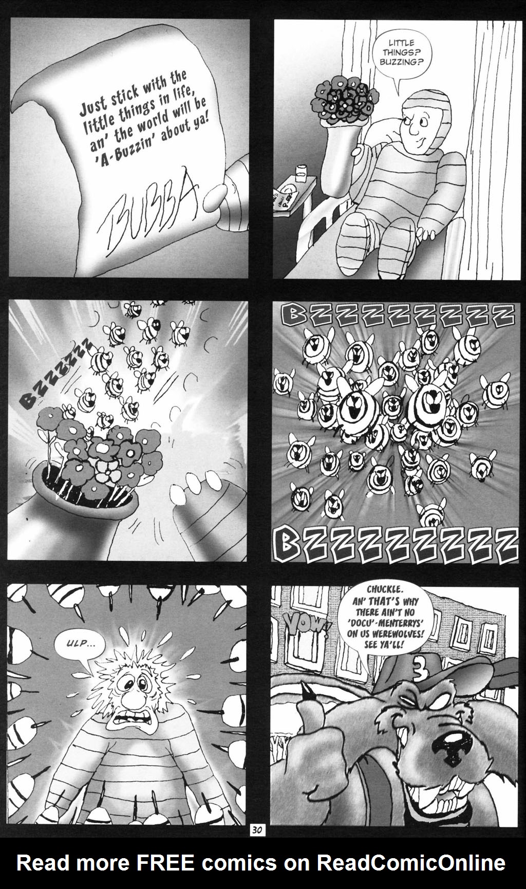 Read online Bubba the Redneck Werewolf comic -  Issue #6 - 32