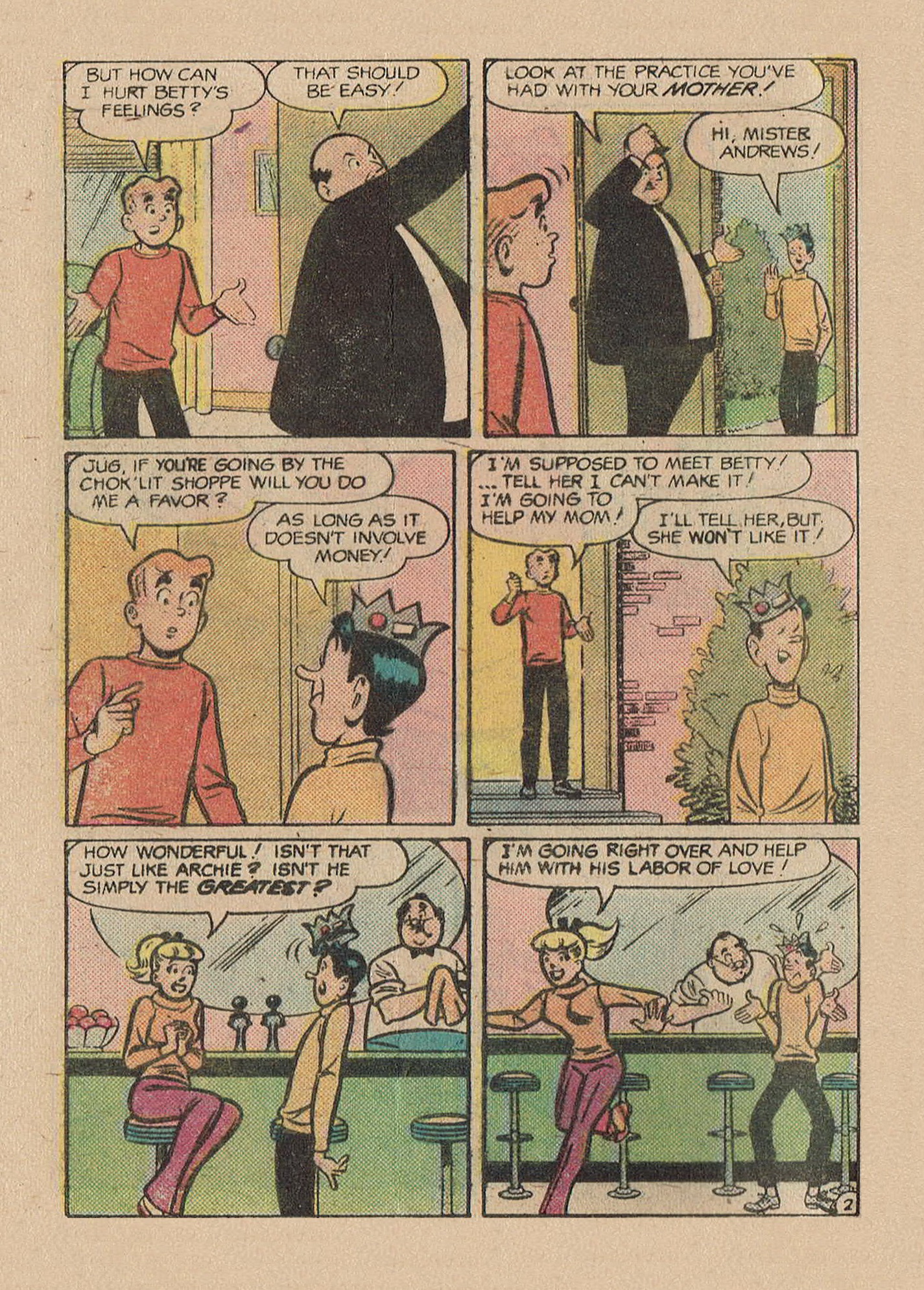 Read online Archie Digest Magazine comic -  Issue #42 - 40