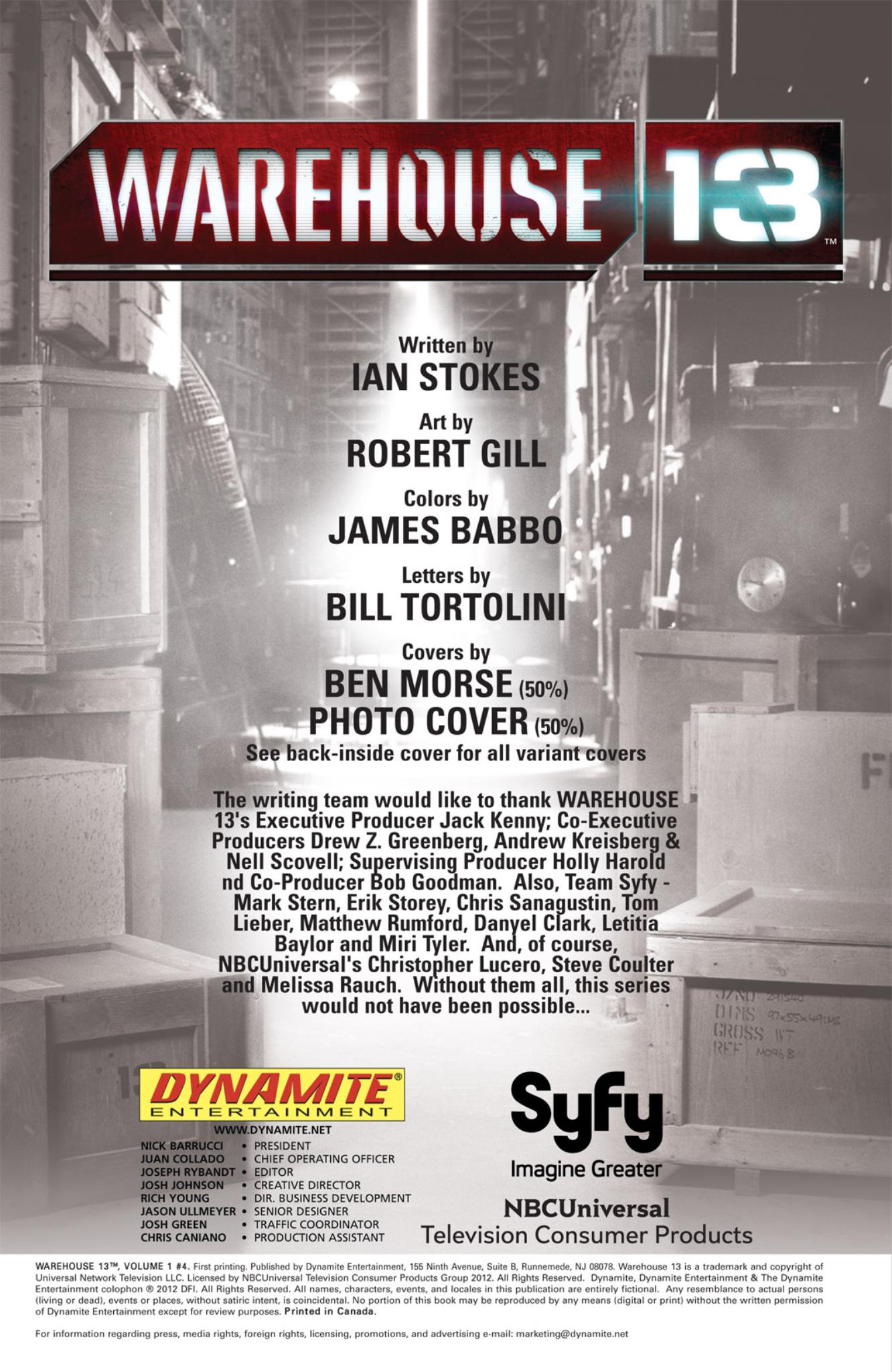 Read online Warehouse 13 comic -  Issue #4 - 3