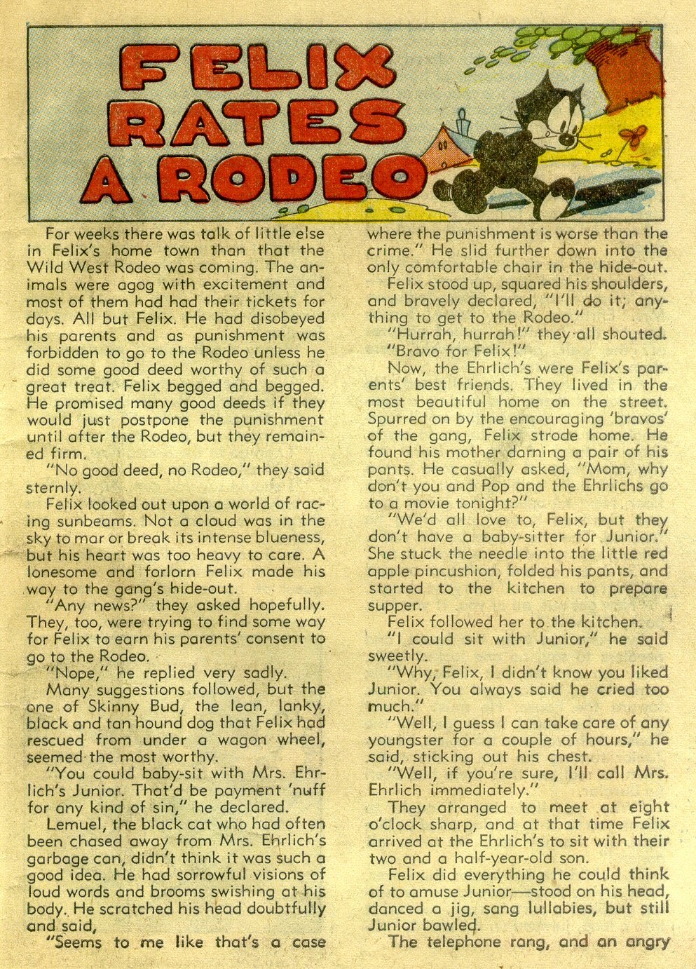 Read online Felix the Cat (1948) comic -  Issue #16 - 44