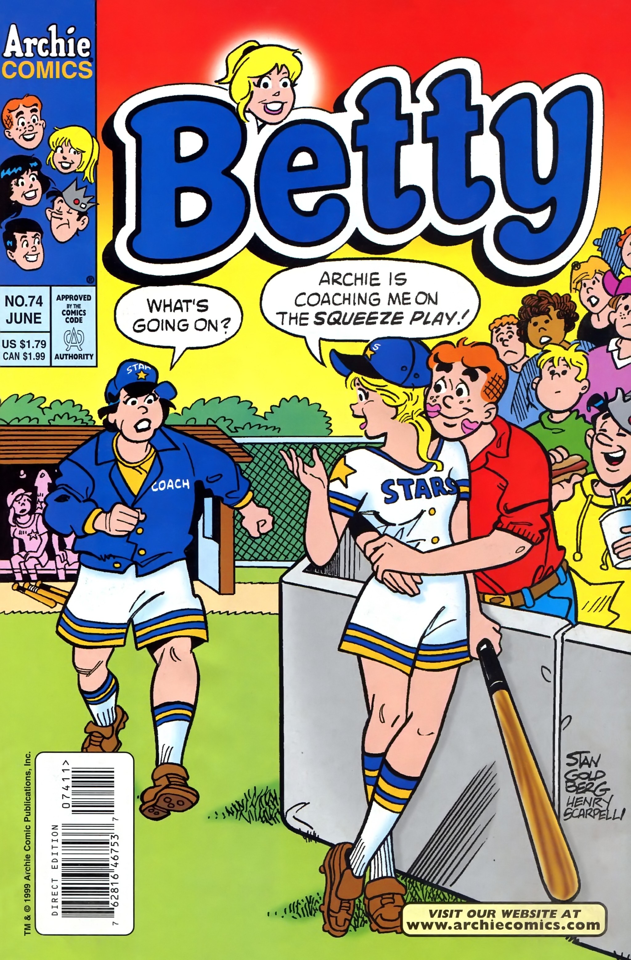 Read online Betty comic -  Issue #74 - 1