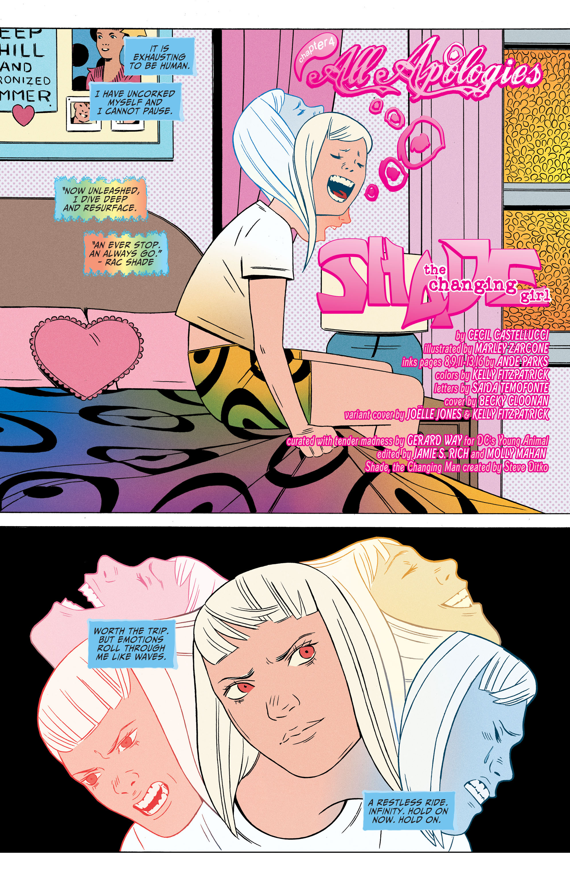 Read online Shade, the Changing Girl comic -  Issue #4 - 5