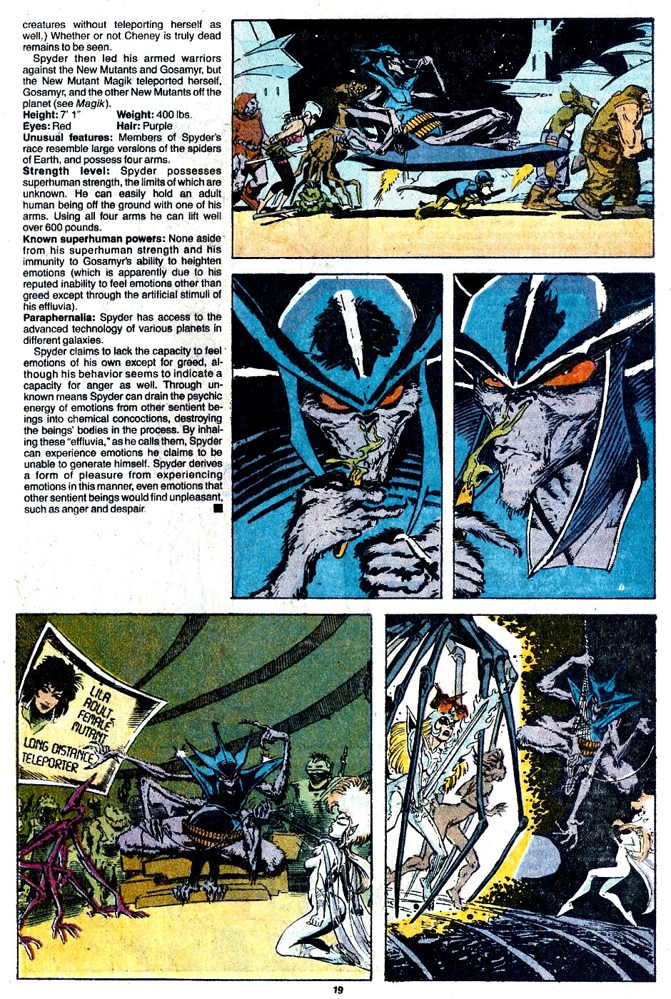 Read online The Official Handbook of the Marvel Universe: Update '89 comic -  Issue #7 - 21