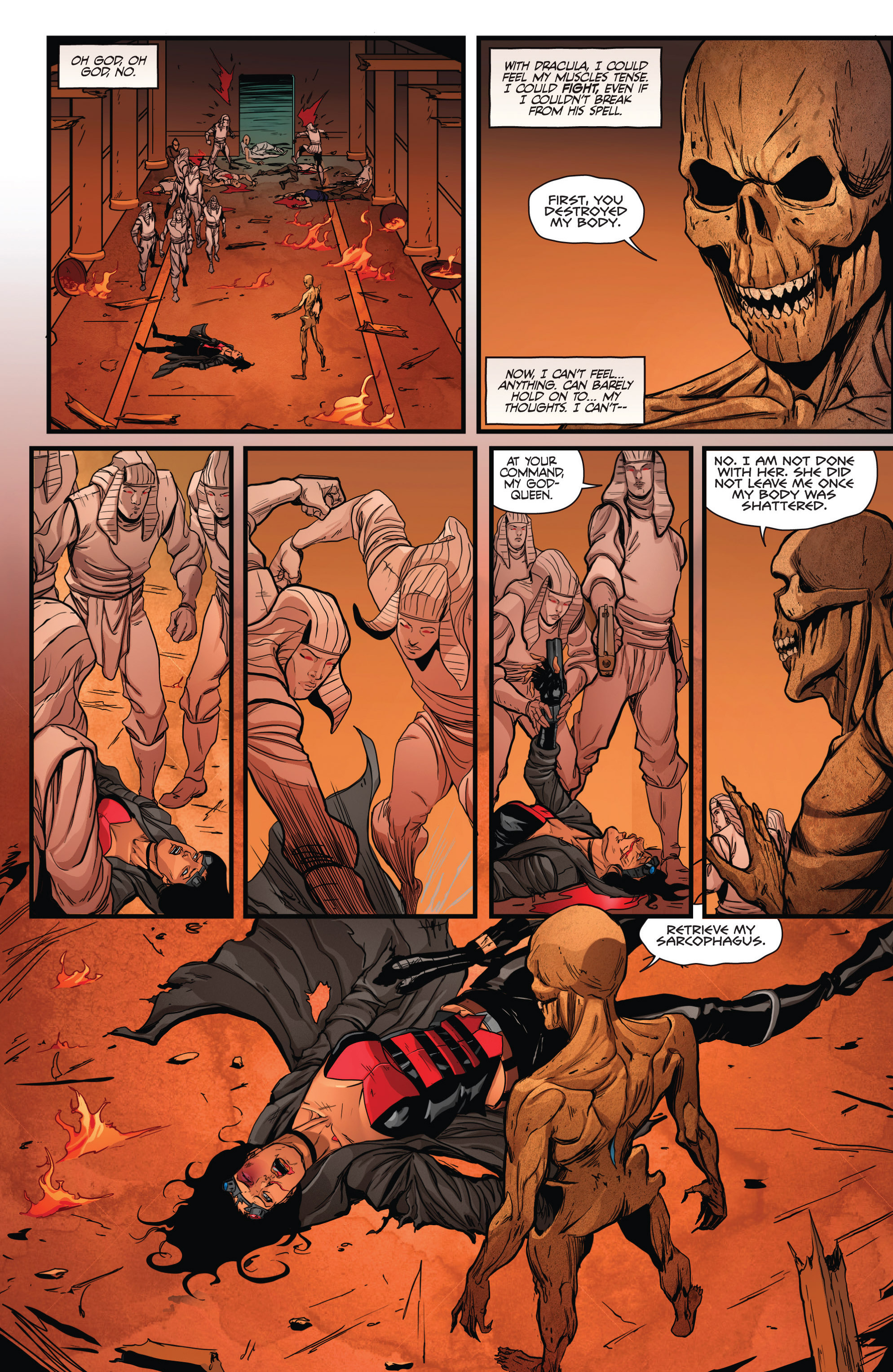 Read online Van Helsing vs The Mummy of Amun-Ra comic -  Issue #5 - 21