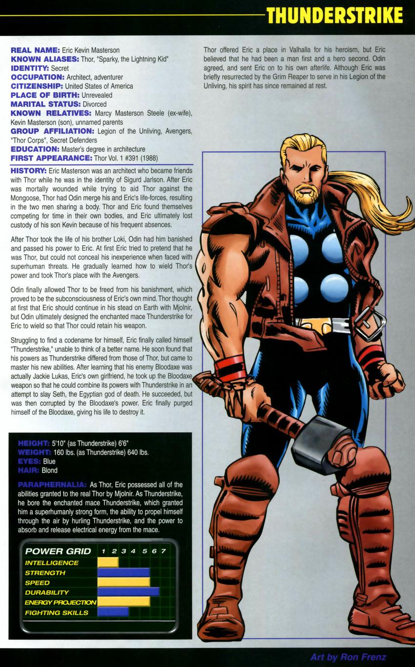 The Official Handbook of the Marvel Universe: Book of the Dead issue Full - Page 43