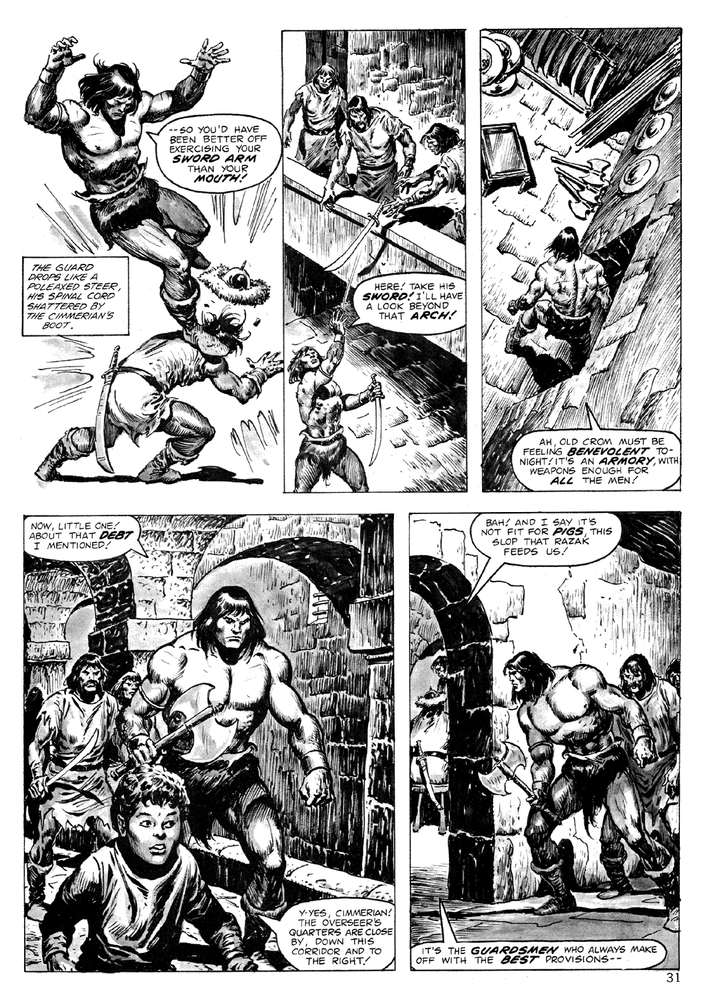Read online The Savage Sword Of Conan comic -  Issue #71 - 31