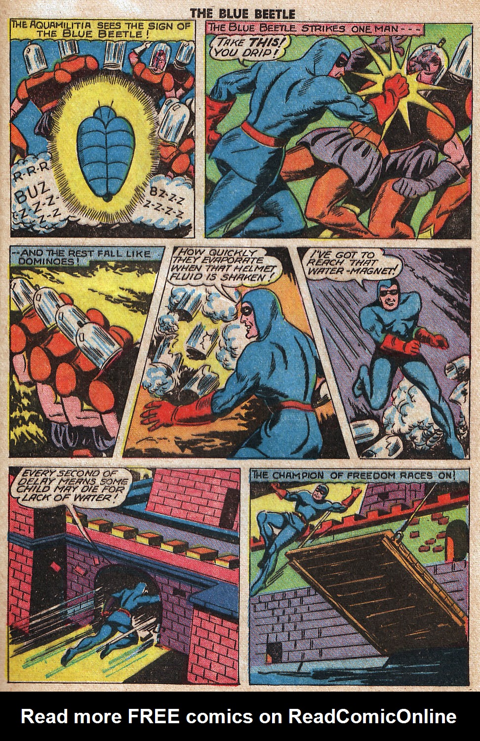 Read online The Blue Beetle comic -  Issue #33 - 47