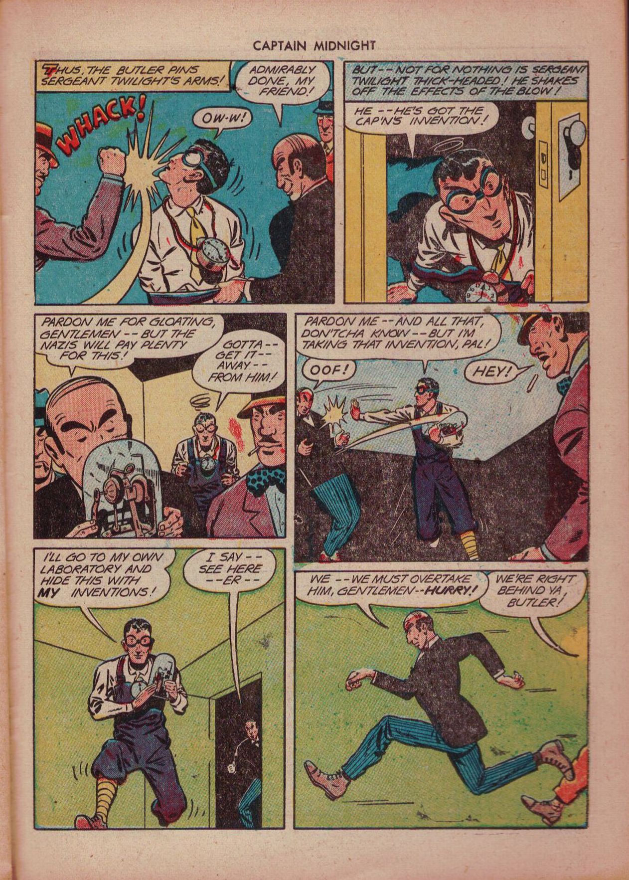 Read online Captain Midnight (1942) comic -  Issue #16 - 35