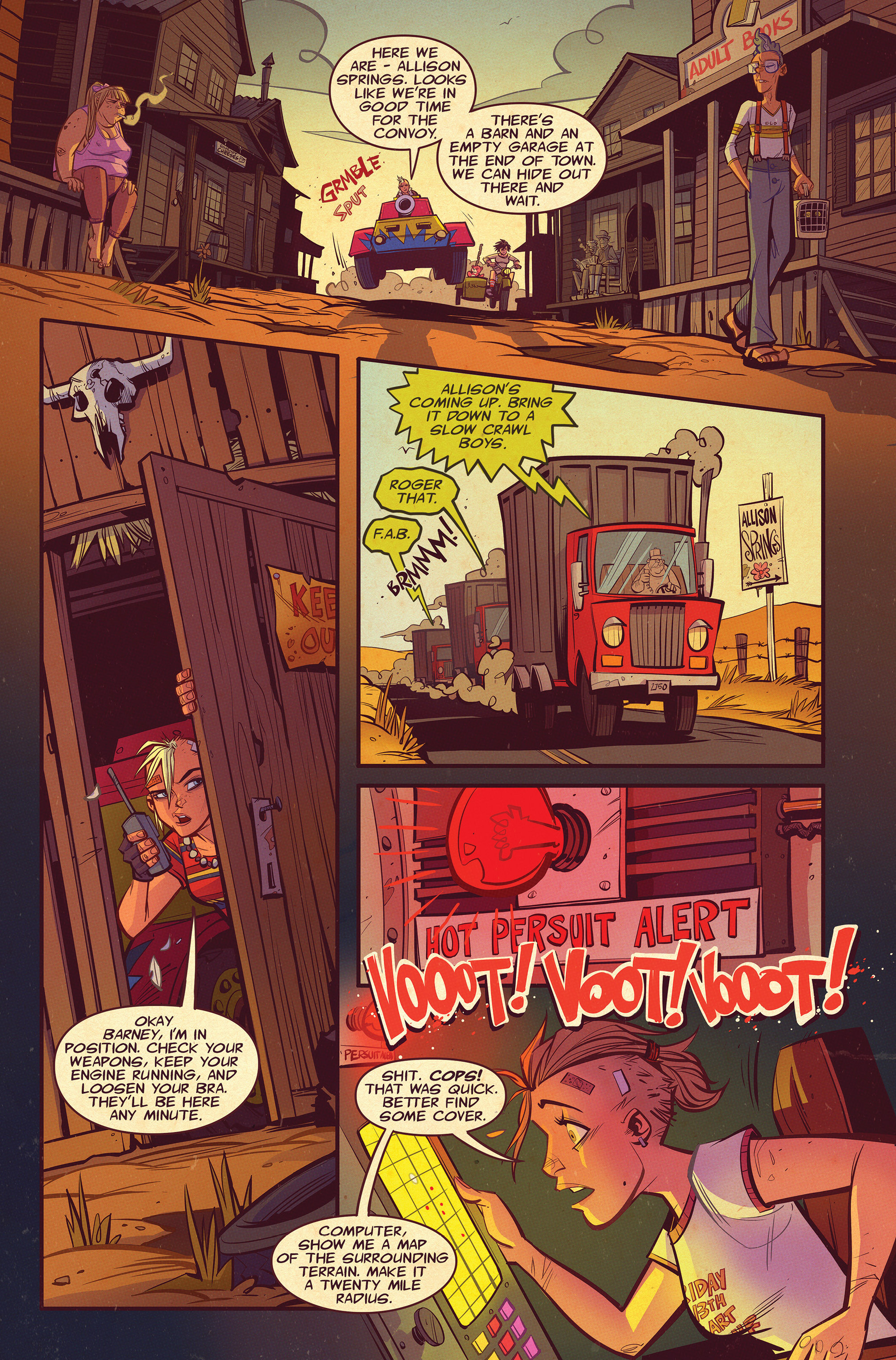 Read online Tank Girl: Two Girls, One Tank comic -  Issue #1 - 22