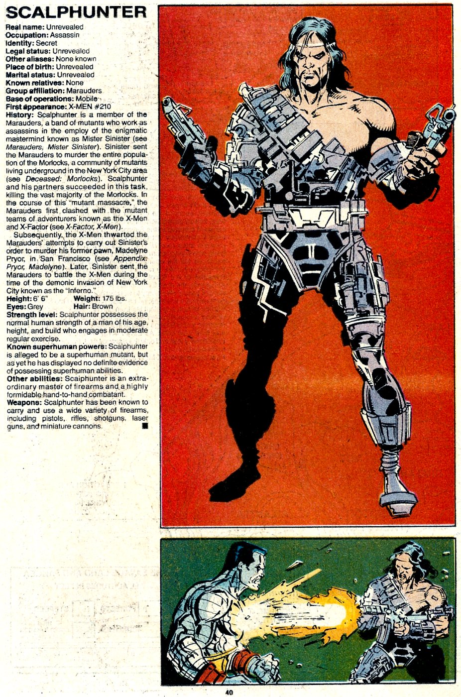 Read online The Official Handbook of the Marvel Universe: Update '89 comic -  Issue #6 - 42