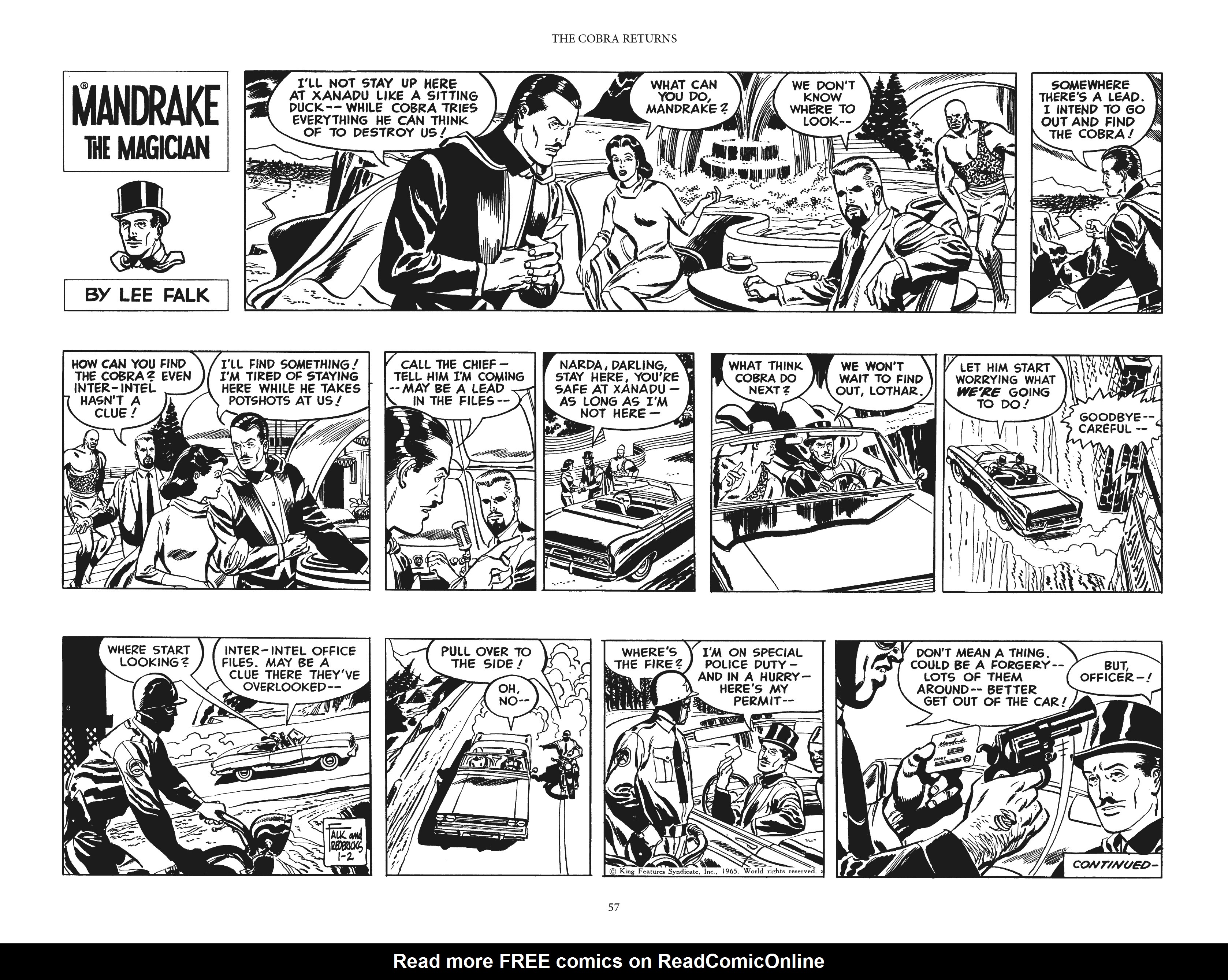Read online Mandrake the Magician: The Fred Fredricks Sundays comic -  Issue # TPB (Part 1) - 58