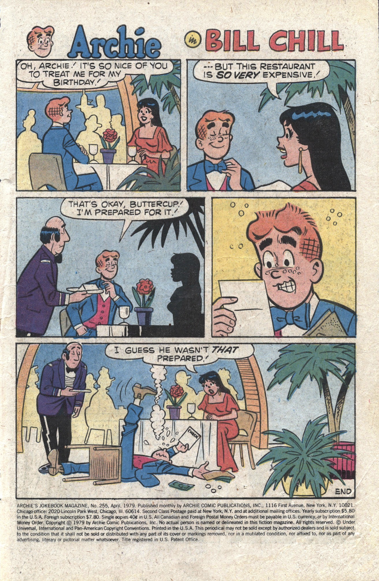 Read online Archie's Joke Book Magazine comic -  Issue #255 - 3